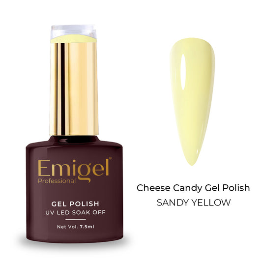 Emigel - Cheese Candy Gel Polish - 001 - Sandy Yellow