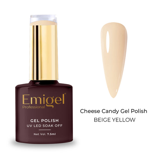 Emigel - Cheese Candy Gel Polish - 007 - Beige Yellow