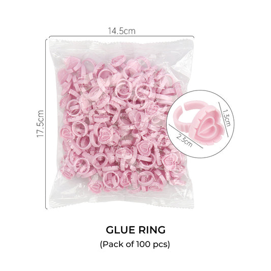 Emigel - Eye Lash Extention Essentials - Glue Ring (Pack of 100pcs)