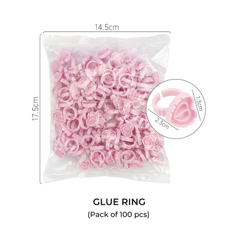Emigel - Eye Lash Extention Essentials - Glue Ring (Pack of 100pcs)