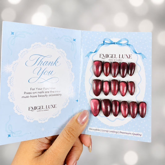 Emigel - Handmade Press On Nails - 007