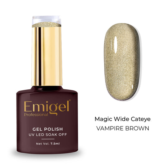 Special Gel Polish - Magic Wide Cateye - 005 - Vampire Brown