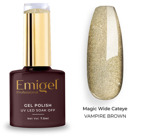 Special Gel Polish- Magic Wide Cateye -005-Vampire Brown