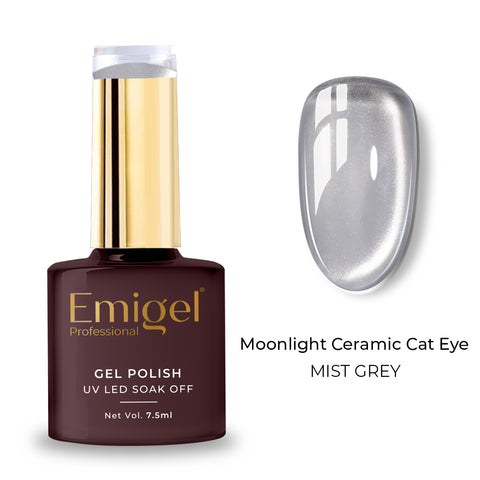 Emigel - UV Moonlight Ceramic Cat Eye - 001 - Mist Grey