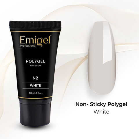 Emigel - Non Stick Polygel -  White - Ivory Bliss