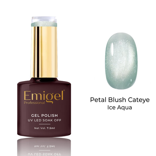 Special Gel Polish- Petal Blush Cateye -002- Ice Aqua