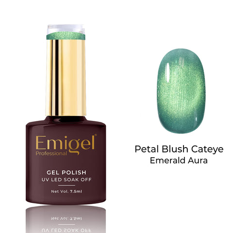 Special Gel Polish- Petal Blush Cateye -004- Emeraid Aura