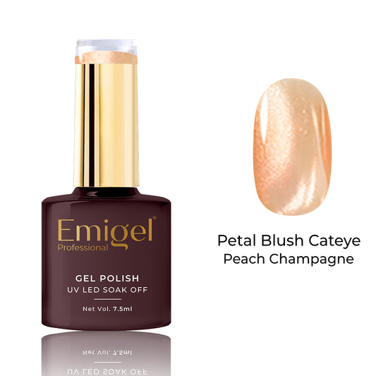 Special Gel Polish- Petal Blush Cateye -008- Peach Champagne