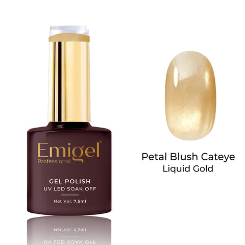 Special Gel Polish- Petal Blush Cateye -012- Liquid Gold