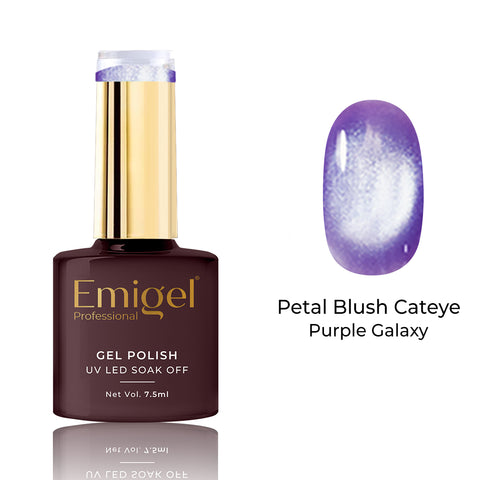 Special Gel Polish- Petal Blush Cateye -017- Purple Galaxy