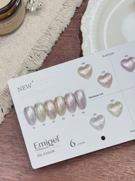 Emigel - Platimun UV Gel Polish Kit - 6 Shades