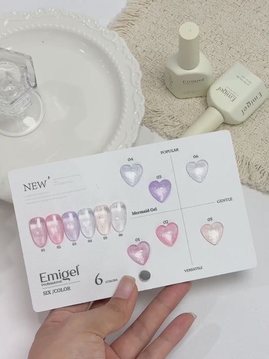Emigel - Mermaid UV Gel Polish Kit - 6 Shades