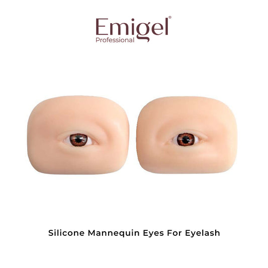 Emigel - Eye Lash Extention Essentials - Silicone Mannequin Eyes