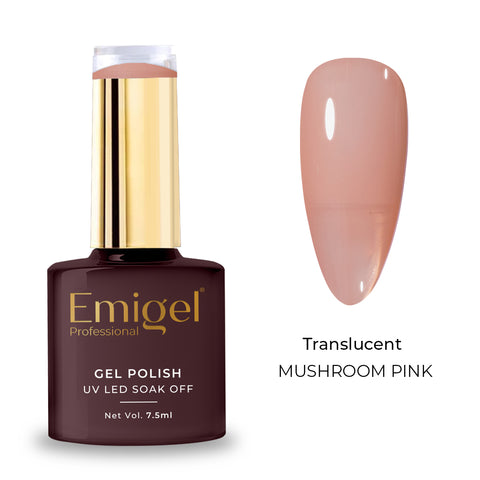 Emigel - Translucent Gel Polish - 004 - MUSHROOM PINK